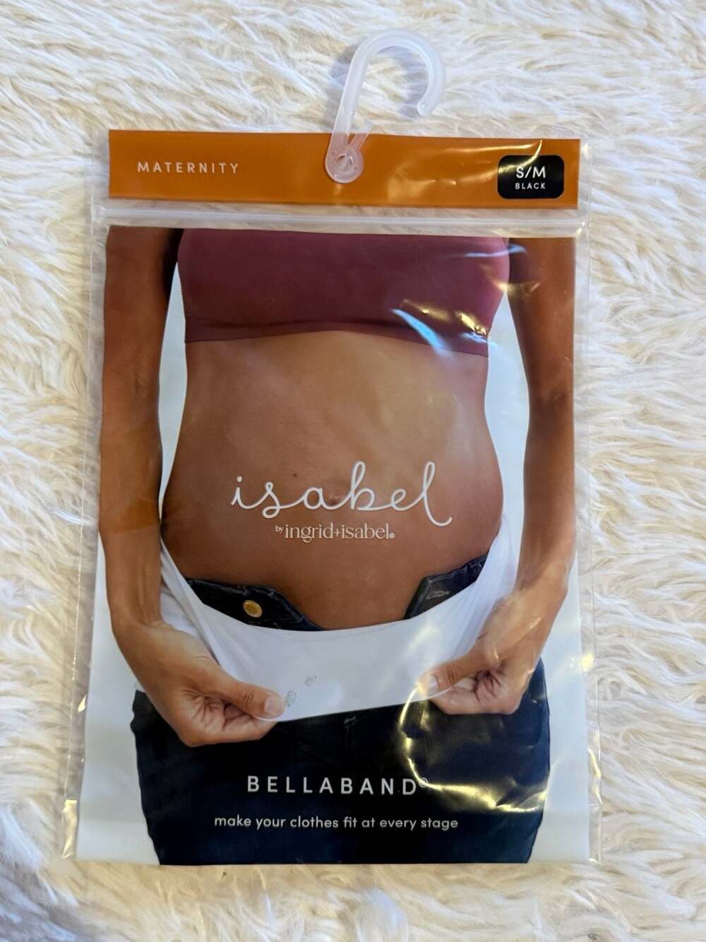 Isabel by Ingrid & Isabel Bellaband Size S/M Black Belly Band